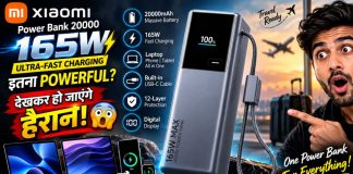 Xiaomi MI Power Bank 20000mAh 165W Fast Charging Review: Laptop और Phones के लिए Ultimate Power Solution Xiaomi MI Power Bank 20000mAh